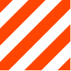 Abstract pattern of diagonal green and orange stripes on a square background, ideal for commercial interior design applications.