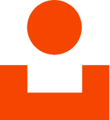 Orange stick figure icon on a white background, symbolizing career opportunities in a generic human shape.